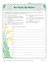 7th grade essay writing worksheets Bio Poem: My Mother