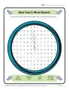New Year’s Word Search