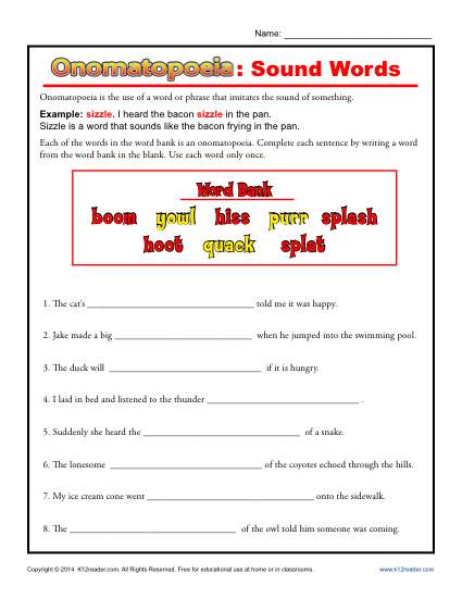 onomatopoeia-sound-words-figurative-language-worksheets