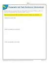 topic sentence starters high school Paragraphs and Topic Sentences: Informational