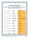 Prefix Meaning Match