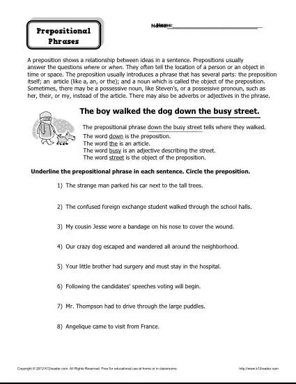 preposition-worksheet-prepositional-phrases