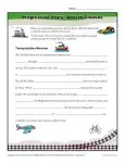 Progressive Story Adverb Clauses Worksheet