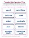 Punctuation Activity - Match the Symbols and Words