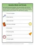 Question Marks and Periods Worksheet Activity