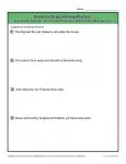 Sentence Diagramming Worksheet Practice Activity- Compound Subjects, Predicates and Sentences