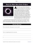 Solar Eclipse Reading Passage