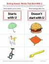 Vowel Sort: Words That Start With U