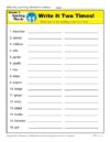 3rd Grade Spelling Words Week 11 – K12Reader Spelling Curriculum