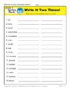 3rd Grade Spelling Words Week 18 – K12Reader Spelling Curriculum