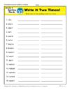 Third Grade Spelling Words List – Week 33
