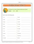 Printable Spelling Rules Worksheet - Adding LY