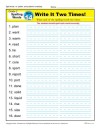 Second Grade Spelling Words List – Week 14