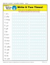 Second Grade Spelling Words List – Week 4