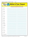 Second Grade Spelling Words List – Week 5