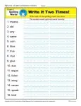 2nd Grade Spelling Words Week 8 – K12Reader Spelling Curriculum