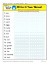 Second Grade Spelling Words List – Week 9