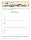 Spring Acrostic Poem