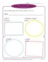 Story Elements Helper! A fun, colorful printable template for students