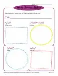 Story Elements Helper! A fun, colorful printable template for students