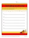 Write a Thanksgiving Acrostic Poem - Printable Activity