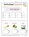 The Five Senses Words Activity: Touch