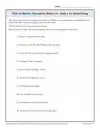 language arts punctuation worksheets 1st Titles of Works - Quotation Marks, Italics, or Underline - Worksheet Activity for Students
