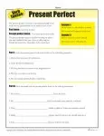 Verb Tenses Worksheet - Present Perfect