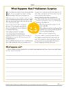 halloween reading worksheets 5th grade What Happens Next? Halloween Surprise Activity