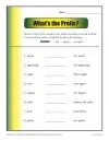 What is the Prefix Worksheet - Free, Printable Activity