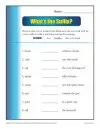 What's the Suffix Worksheet - Free, Printable Worksheet Activity