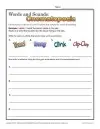 Words and Sounds - Printable Onomatopoeia Lesson Activty