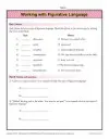 Working With Figurative Language - Free, Printable Worksheet Lesson Activity