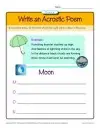 poetry worksheet 6th grade pdf Write an Acrostic Poem