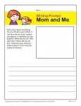 Mother's Day Writing Prompt - Mom and Me